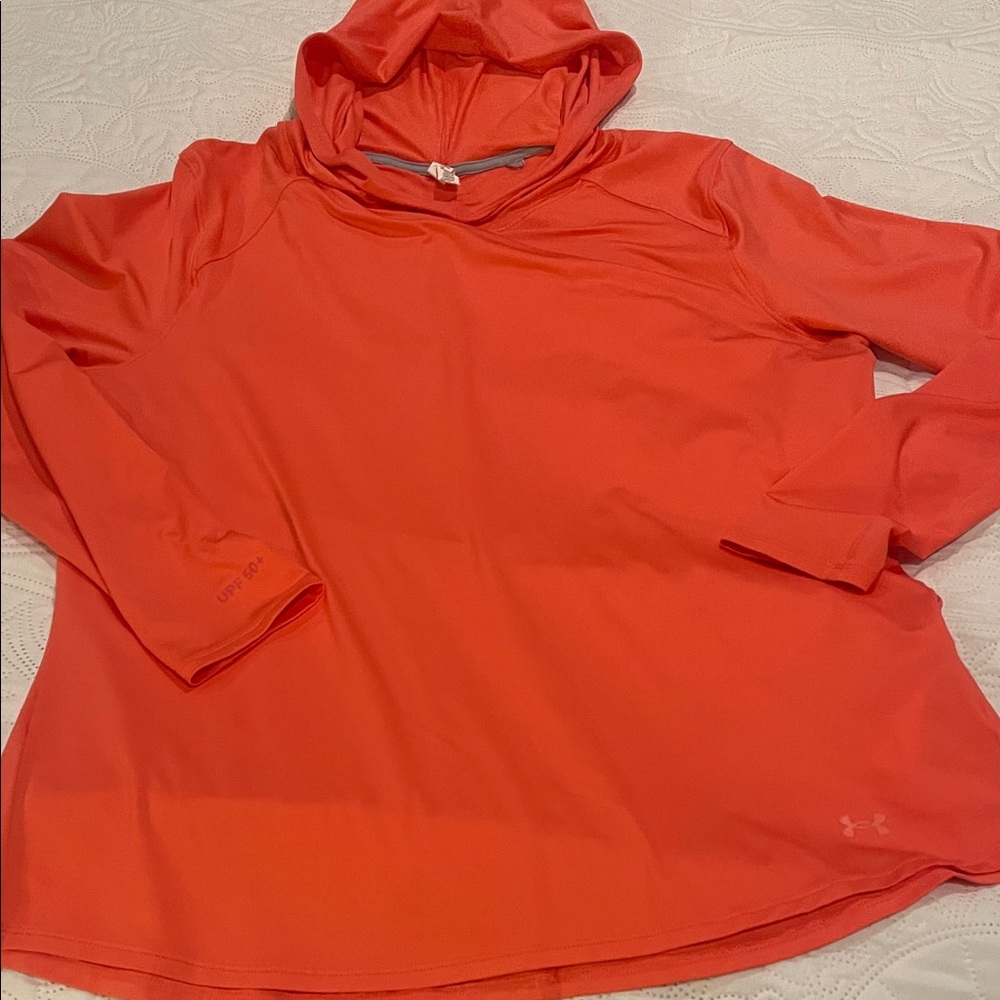 Under Armour Women's Orange Hoodie Top